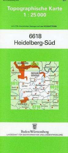 Heidelberg Süd 1 : 25 000