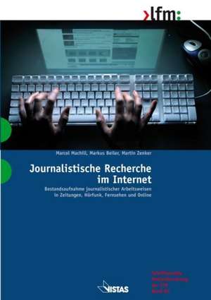 Journalistische Recherche im Internet de Marcel Machill