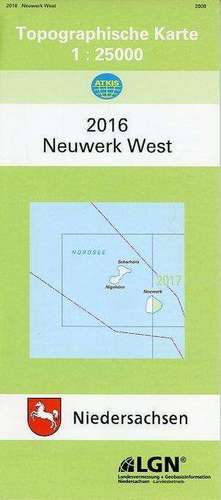 Neuwerk West 1 : 25 000. (TK 2016/N)