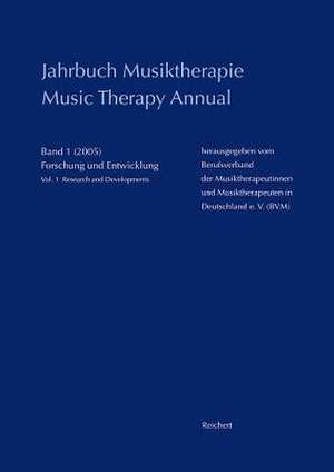 Jahrbuch Musiktherapie / Music Therapy Annual de Hanna Schirmer