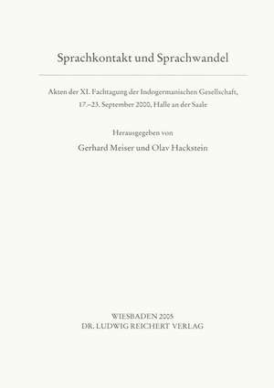 Sprachkontakt Und Sprachwandel de Olav Hackstein