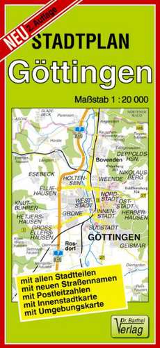 Stadtplan Göttingen 1 : 20 000