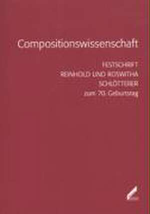 Compositionswissenschaft de Marianne Danckwardt