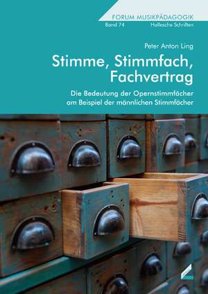 Ling, P: Stimme, Stimmfach, Fachvertrag