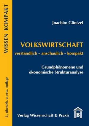 Volkswirtschaft ¿ Grundphänomene und ökonomische Strukturanalyse. de Joachim Güntzel