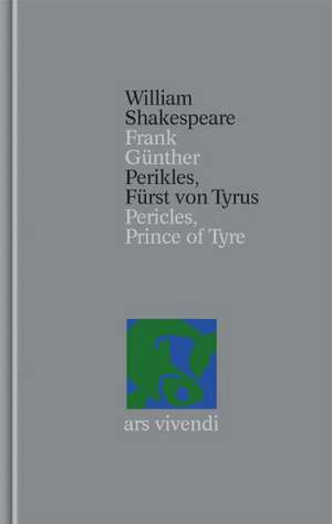 Perikles - Fürst von Tyrus de William Shakespeare