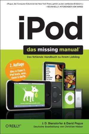 iPod Missing Manual de J. D. Biersdorfer