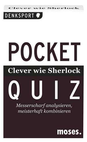 Pocket Quiz - Clever wie Sherlock de Elke Vogel