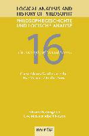 Logical Analysis and History of Philosophy / Philosophiegeschichte und logische Analyse: The Philosophy of Edmund Husserl