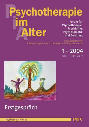 Psychotherapie im Alter Nr. 1: Erstgespräch de Peter Bäurle