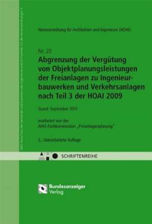 Abgrenzung der Vergütung von Objektplanungsleistungen nach Teil 3 der HOAI 2009