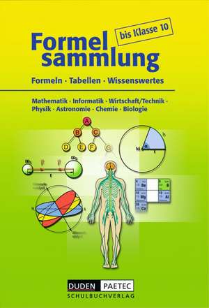 Formelsammlung bis Klasse 10 de Uwe Bahro