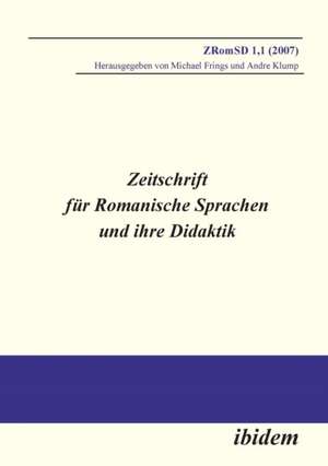 Zeitschrift für Romanische Sprachen und ihre Didaktik. Heft