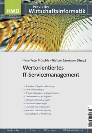 Wertorientiertes IT-Servicemanagement de Hans-Peter Fröschle