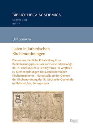 Laien in lutherischen Kirchenordnungen de Udo Schemmel