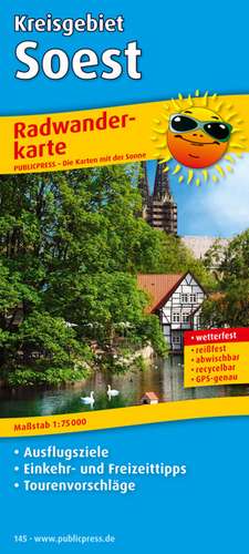 Radwanderkarte Soest (Kreisgebiet) 1 : 75 000