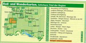 Kinzigtal mitten im Schwarzwald 1 : 50 000 Rad- und Wanderkarte