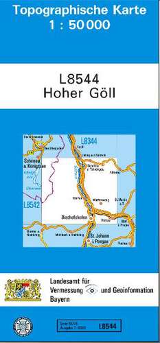 Hoher Göll 1 : 50 000