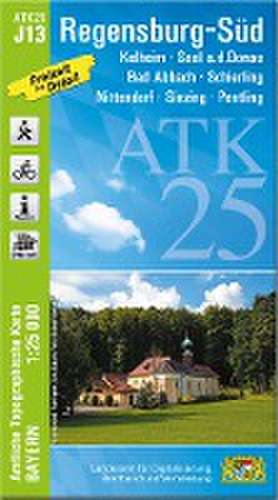 ATK25-J13 Regensburg-Süd (Amtliche Topographische Karte 1:25000) de Breitband und Vermessung Landesamt für Digitalisierung