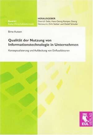 Qualität der Nutzung von Informationstechnologie in Unternehmen de Birte Autzen