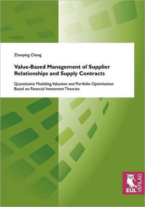 Value-Based Management of Supplier de Zhanping Cheng