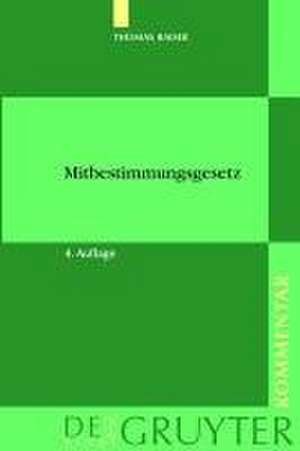 Mitbestimmungsgesetz de Thomas Raiser