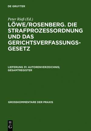 Autorenverzeichnis; Gesamtregister de Oliver Brandt