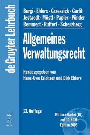 Allgemeines Verwaltungsrecht de Hans-Uwe Erichsen