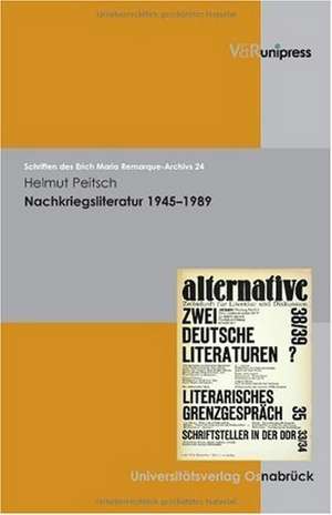 Nachkriegsliteratur 1945-1989: Konturen Biblischer Didaktik Am Beispiel Kinderbibel de Helmut Peitsch