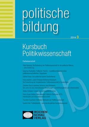 Kursbuch Politikwissenschaft de Hans-Jürgen Bieling