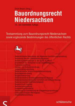 Bauordnungsrecht Niedersachsen de Erich Breyer