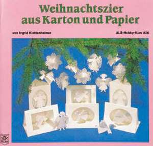 Weihnachtszier aus Karton und Papier de Ingrid Klettenheimer