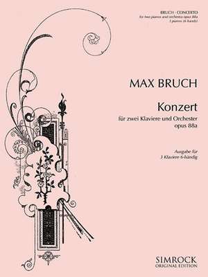 Konzert für zwei Klaviere und Orchester de Max Bruch