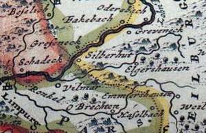 Historische Karte: Das Land Hessen 1696 (Landgraviatus Hassiae) - Plano de Theodorus Danckerts