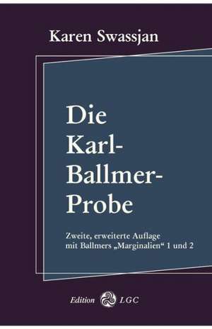 Die Karl-Ballmer-Probe de Karen Swassjan