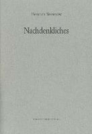 Nachdenkliches de Heinrich Tessenow