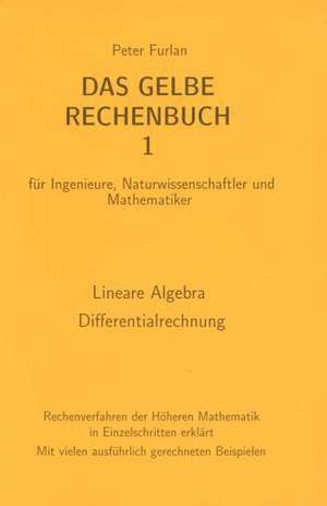 Das Gelbe Rechenbuch 01. Lineare Algebra, Differentialrechnung de Peter Furlan