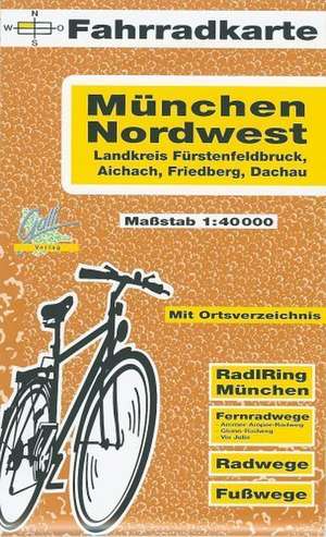 München-Nordwest 1 : 40 000. Fahrradkarte