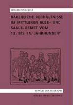 Bäuerliche Verhältnisse im Mittelelbe- und Saalegebiet vom 12. bis 15. Jahrhundert de Gerlinde Schlenker