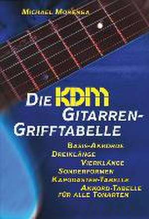 Die KDM Gitarren-Grifftabelle de Michael Morenga