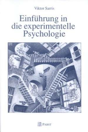 Einführung in die experimentelle Psychologie de Viktor Sarris