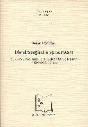 Die strategische Sprachwahl de Peter Frantzen