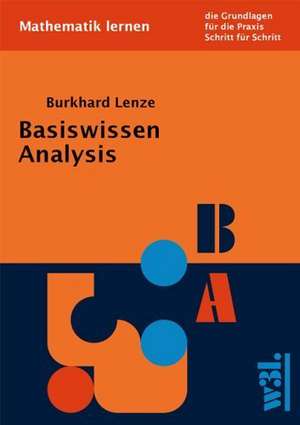 Basiswissen Analysis de Burkhard Lenze