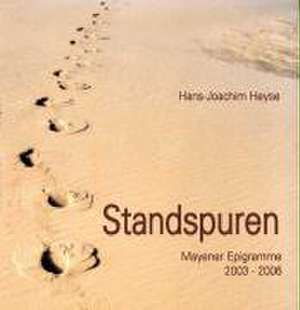 Standspuren de Hans-Joachim Heyse