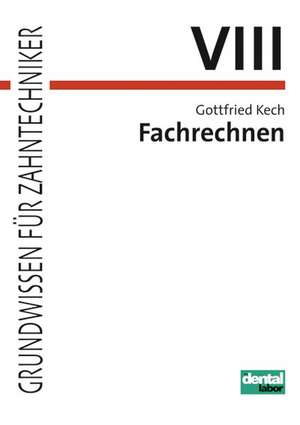 Fachrechnen de Gottfried Kech