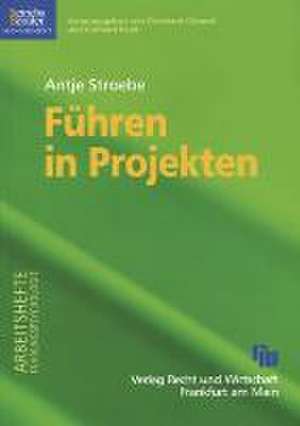 Führen in Projekten de Antje Stroebe