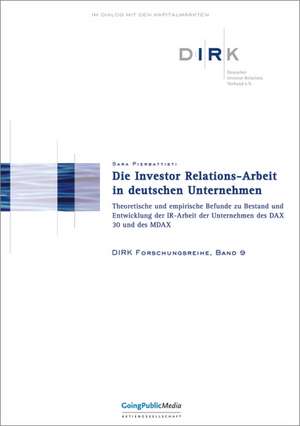 Die Investor Relations-Arbeit in deutschen Unternehmen de Sara Pierbattisti