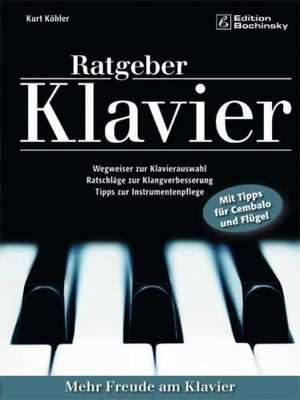 Ratgeber Klavier de Kurt Köhler