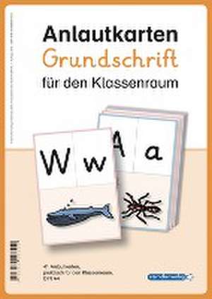 Anlautkarten Grundschrift für den Klassenraum de Katrin Langhans