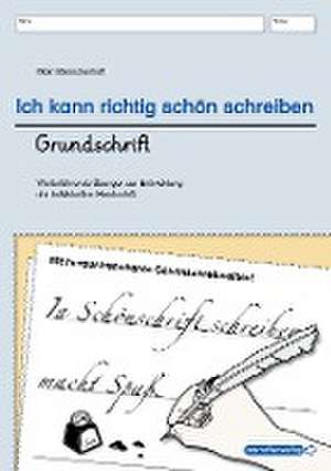 Ich kann richtig schön schreiben - Grundschrift de Katrin Langhans